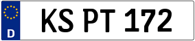 Truck License Plate